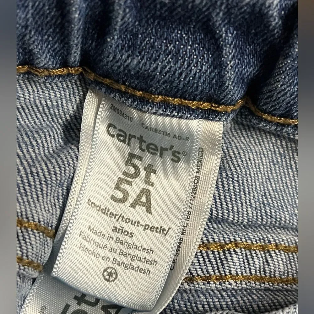 Toddler Boys Straight Denim Jeans Size 5 / 5T